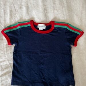 Gucci Kids Logo Snake T-Shirt